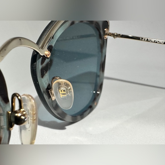 Tom Ford Black and Gold Sunglasses - Picture 8 of 8